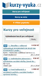 Mobile Screenshot of kurzy-vyuka.cz